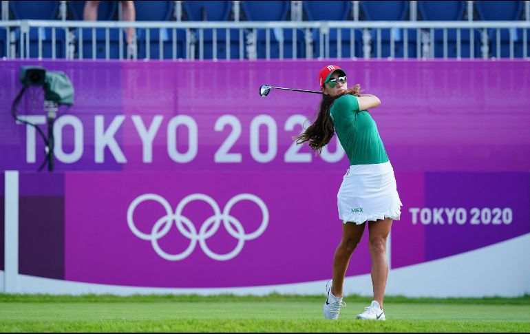 María Fassi anotó dos birdies y un boguey en la segunda ronda del torneo. AFP/Y. Iwamoto
