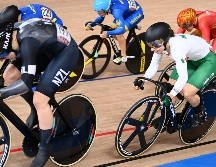 Daniela Gaxiola compitió en la modalidad keirin, donde la neerlandesa Shanne Braspennincx ganó el oro. AFP/P. Parks