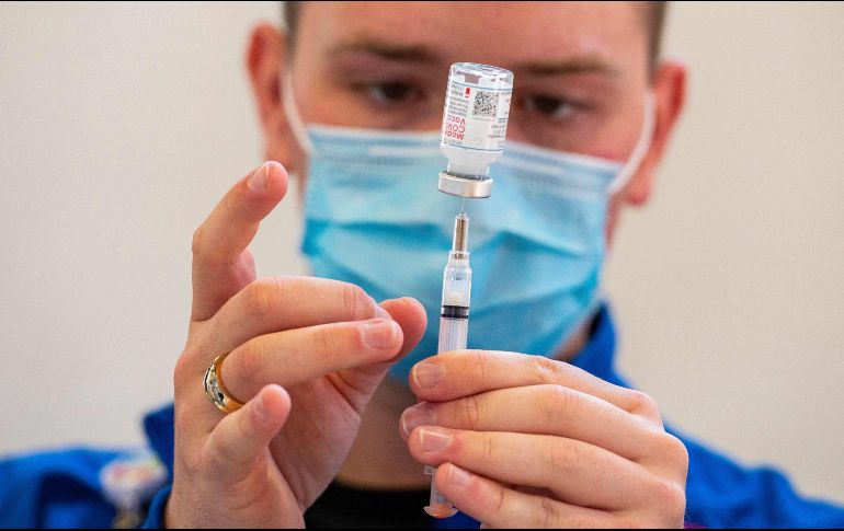 La vacuna anticovid de Moderna mostró una eficacia del 93% a los seis meses de la segunda dosis. AFP / J.Prezioso