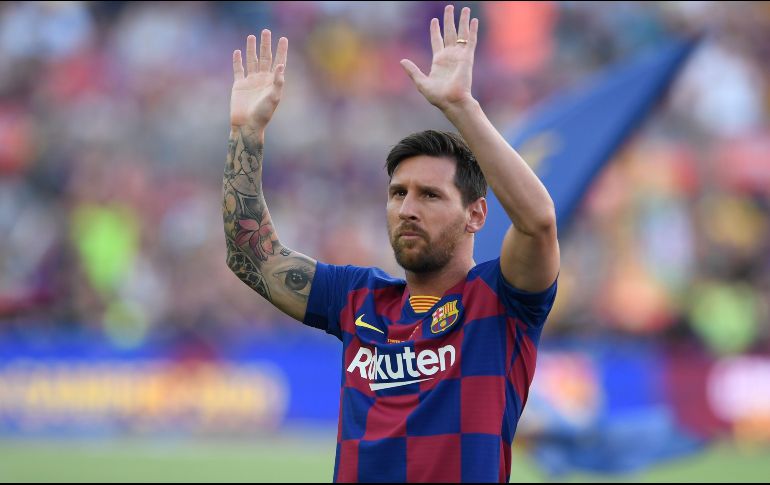 Lionel Messi. Este día finaliza una era en el Barcelona y una etapa en la carrera del jugador. AFP / ARCHIVO