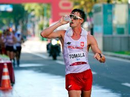 Dawid Tomala logró un tiempo de 3 horas, 50 minutos y 08 segundos. EFE/K. MAYAMA