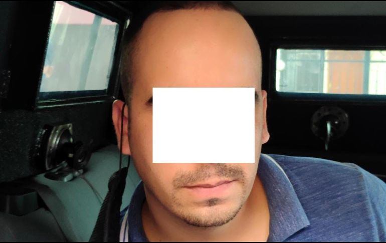 El sospechoso se identificó como Héctor Guillermo “N”, de 29 años. ESPECIAL/Policía de Guadalajara
