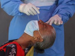 La cifra de muertes en EU se elevó en las últimas dos semanas desde alrededor de 270 muertes por día a casi 500 el viernes. EFE/C. Karunarathne