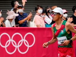 José Luis Santana fue el mexicano mejor posicionado al cruzar la meta en el lugar 56 con un tiempo de dos horas, 21 minutos y 32 segundos. EFE/K. MAYAMA