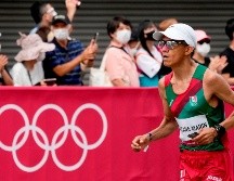 José Luis Santana fue el mexicano mejor posicionado al cruzar la meta en el lugar 56 con un tiempo de dos horas, 21 minutos y 32 segundos. EFE/K. MAYAMA