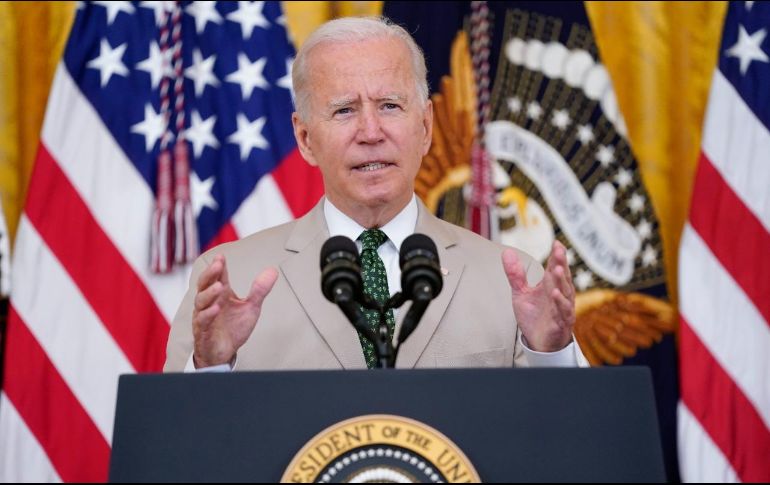 Joe Biden extendió una invitación para que los deportistas visiten la Casa Blanca durante una fecha no precisada del otoño, a fin de celebrar sus logros. AP/E. VUCCI