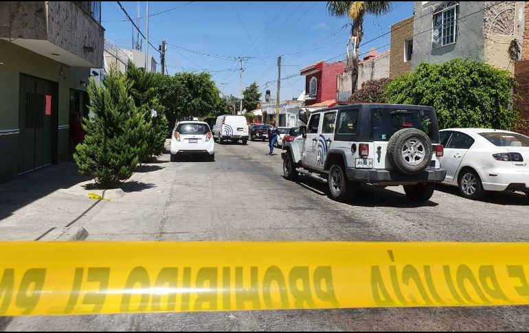 La zona del crimen fue acordonada con el fin de preservar los indicios. ESPECIAL