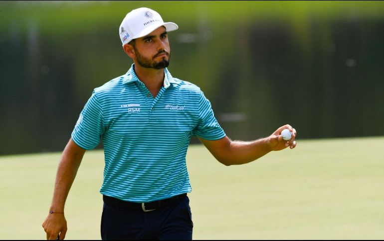 Entre los mexicanos, Abraham Ancer es el mejor clasificado a pesar del mal cierre que tuvo con un acumulado de -14 golpes. AP/J. AMIS