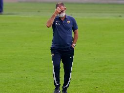 FRUSTRADO. El técnico felino admitió que no se le están dando las cosas y lamentó la falta de gol del equipo. IMAGO7