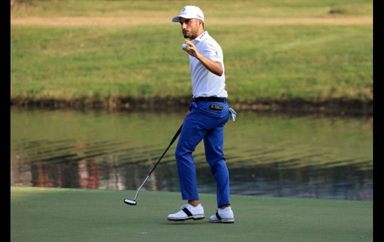 CON DRAMA. Abraham Ancer se tuvo que ir al desempate para finalmente alzar su primer título. AFFP/S. GREENWOOD