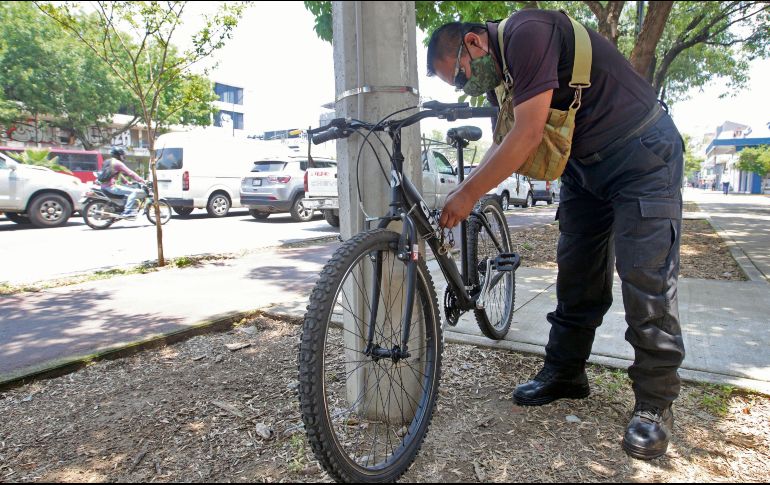 INSEGURIDAD. También hay una cifra negra de hurtos de bicicletas que no se denuncian. EL INFORMADOR / A. CAMACHO