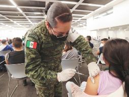 El Gobierno mexicano informa que ha vacunado, al menos con una dosis, al 85.7% de los mayores de edad de los 45 municipios fronterizos con Estados Unidos. SUN / RDB