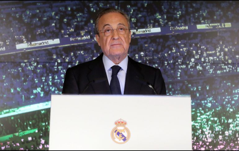 Para el Real Madrid y su presidente Florentino Pérez, Tebas prácticamente a hipotecado a la Liga sin pedir la opinión de nadie. EFE / ARCHIVO