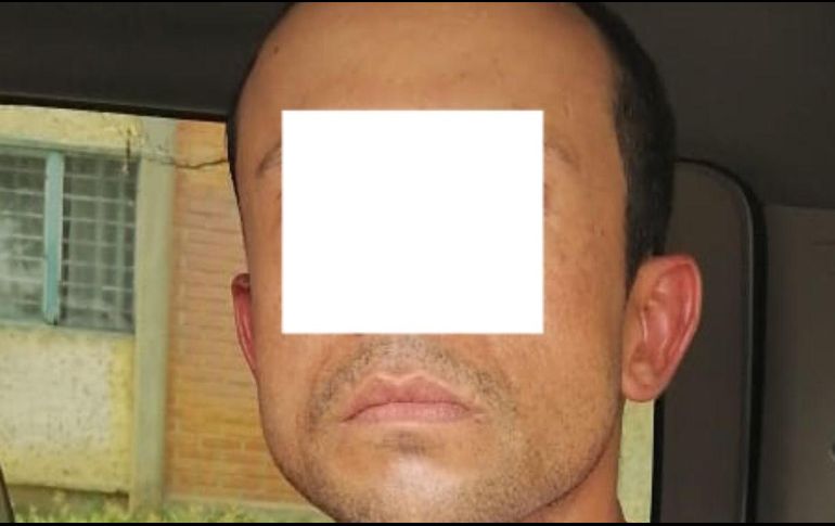 El detenido fue identificado como Erick Antonio “N”, de 40 años. ESPECIAL/Policía de Guadalajara