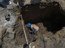 Al lugar llegaron elementos de la Policía Municipal, quienes acordonaron el área para evitar el paso de más vehículos. EL INFORMADOR/ARCHIVO