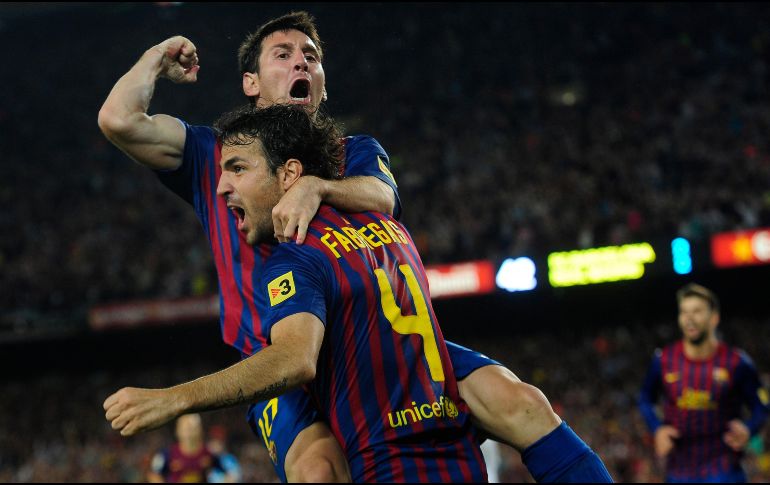 Fabregas estuvo de 2011 a 2014 como futbolista profesional del Barcelona. AP/ARCHIVO