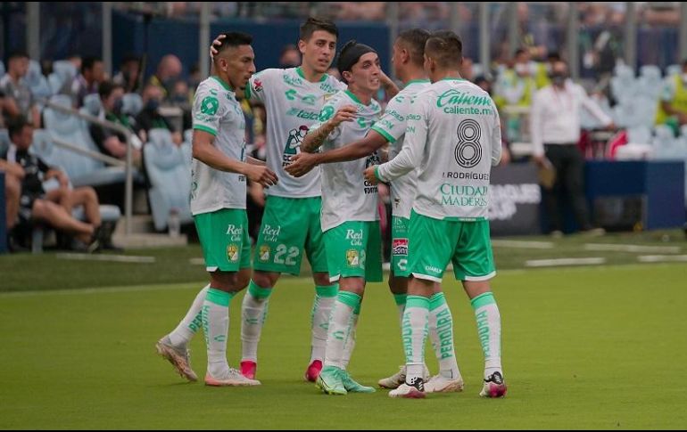 Los Panzas Verdes de inicio a fin fueron mejores que los estadounidenses. TWITTER/@clubleonfc