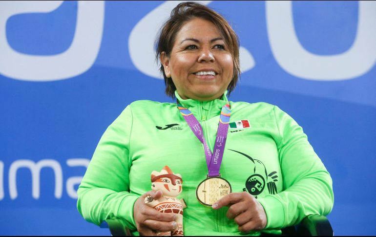 DESTACA. Paty Valle acumula 11 medallas en juegos paralímpicos. ESPECIAL