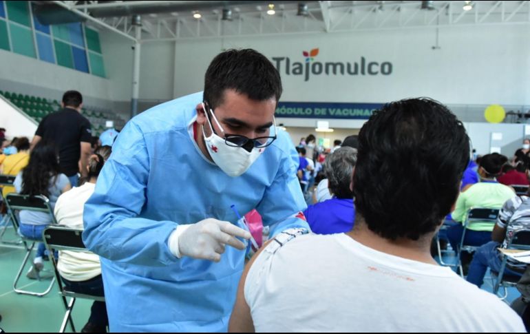 El nuevo macromódulo en Tlajomulco se une a los sitios donde se realizarán las próximas jornadas de vacunación. ESPECIAL/Gobierno de Tlajomulco