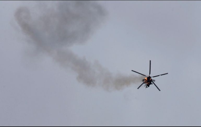 El helicóptero viajaba con 16 personas a bordo. AP/ARCHIVO