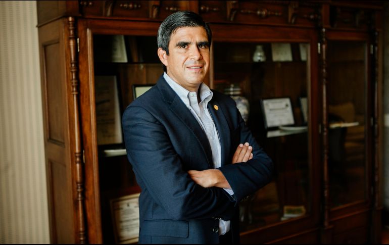 Líder empresarial. Raúl Uranga Lamadrid tiene seis meses a cargo de la Canaco Guadalajara. EL INFORMADOR/G. Gallo