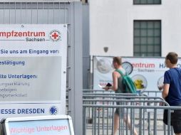 El engaño sucedió en un centro de vacunación como este de la ciudad de Dresde. GETTY IMAGES