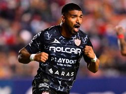 Rodrigo Aguirre marcó el camino a la victoria con el primer gol. EFE/V. Cruz