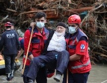Fuertes aguaceros azotaron el miércoles las provincias de Bartin, Kastamonu, Sinop y Samsun, en la costa del Mar Negro. EFE/I. Yozoglu