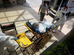 La ocupación media de camas generales es del 54 %, y del 47 % para camas de terapia intensiva. EFE/F. Guasco