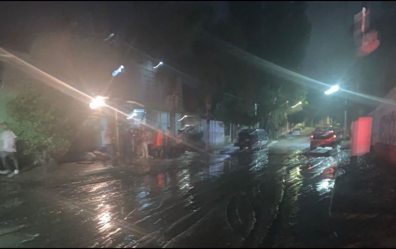 La colonia Jardines de Guadalupe fue la más afectada. ESPECIAL