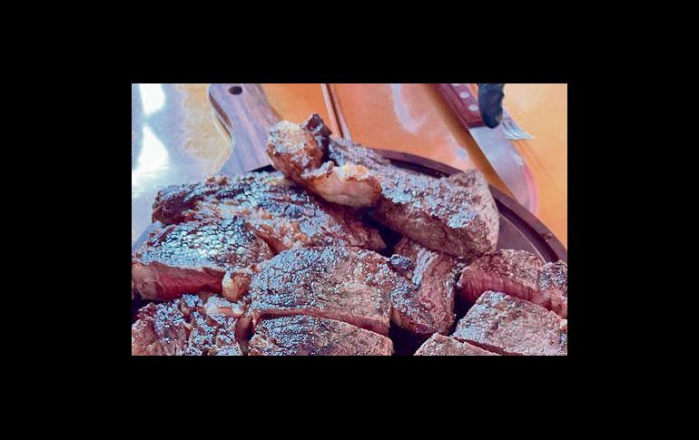 Cuadril, con un sabor a leña y muy jugoso. ESPECIAL