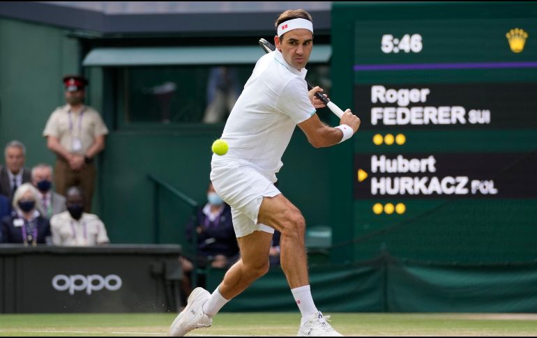 Federer, que cumplió 40 años el 8 de agosto, no ha tenido un partido desde que cayó en los cuartos de final de Wimbledon el mes pasado. AP/WIGGLESWORTH