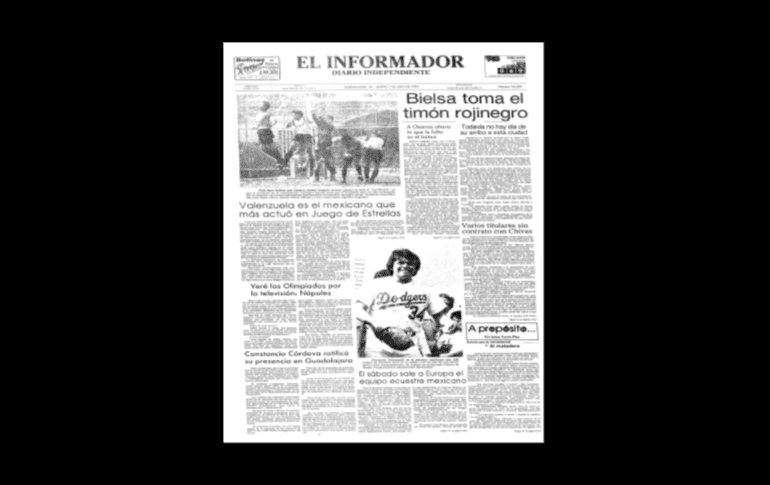 LLEGÓ LA REVOLUCIÓN. El año de 1992 marcó un antes y un después en la historia del Atlas, gracias a la llegada de Marcelo Bielsa a la institución. Con el argentino se impulsaron las Fuerzas Básicas y se debutaron a jugadores como Pavel Pardo y Jared Borgetti. EL INFORMADOR/ARCHIVO