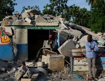 La depresión tropical ''Grace'' se dirige a Haití, víctima de un terremoto de magnitud 7.2 el sábado pasado, donde podría dejar fuertes lluvias en las próximas horas. AP / M. Delacroix