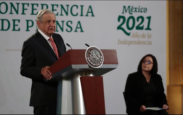 López Obrador dice dice que tanto el INE como el Tribunal están muy mal. SUN / B.Fregoso