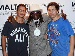 Nico Ali (derecha) entrenó con su abuelo a los 15 años de edad. AFP/E.MIiller