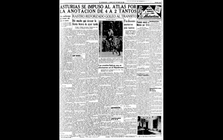 ERA PROFESIONAL. En 1943 se crea oficialmente la Liga Nacional de Futbol Profesional en México y el Atlas fue protagonista junto al América, el Guadalajara, Atlante, Asturias, Marte, ADO, Veracruz y Moctezuma, así se da inicia la era profesional en México. EL INFORMADOR/ARCHIVO