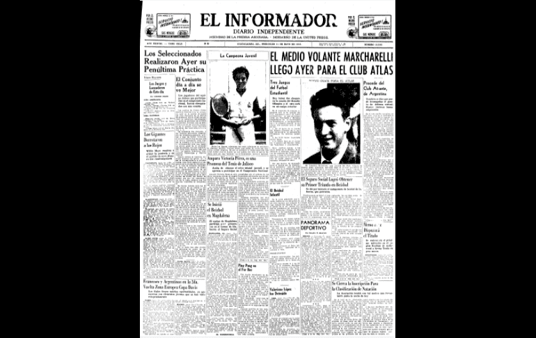 TÍTULO DE SEGUNDA. Atlas se proclamó campeón de la Segunda División profesional en la temporada 1954-1955, siendo el quinto torneo de la segunda categoría del futbol mexicano. Así ascendería a la Primera División. EL INFORMADOR/ARCHIVO