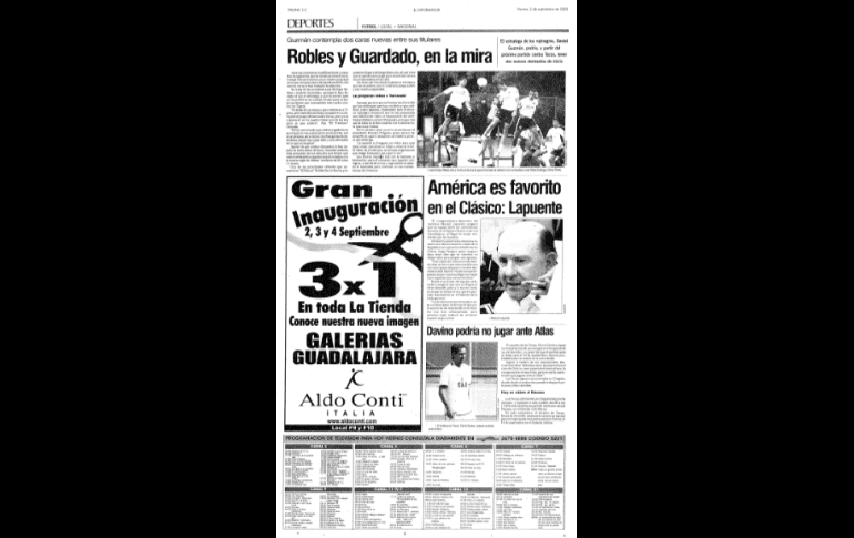 EL PRINCIPITO. De la mano del técnico Daniel Guzmán, el juvenil Andrés Guardado vio sus primeros minutos como jugador profesional en 2005 en un partido ante Pachuca. Con los Zorros, el “Principito” jugaría 64 partidos. EL INFORMADOR/ARCHIVO