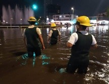 El Guadalajara se reportaron  seis puntos de encharcamientos e inundaciones, en los cuales el agua alcanzó niveles entre los 20 y los 60 centímetros de altura. ESPECIAL/Bomberos de Guadalajara