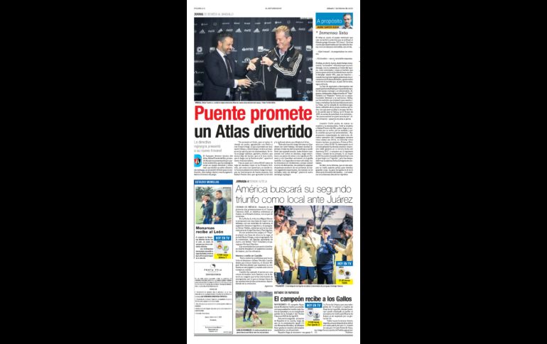 GESTIÓN MEDIOCRE. En 2020, Atlas vivió una de sus etapas más mediocres en la última década con Rafael Puente del Río como timonel, quien dirigió nueve partidos, en donde ganó uno, empató uno y perdió siete de esos compromisos. EL INFORMADOR/ARCHIVO