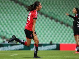 Valeria Razo en festejo de gol. IMAGO7/J.Ruiz
