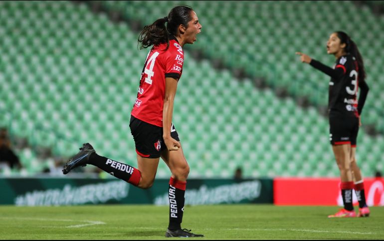 Valeria Razo en festejo de gol. IMAGO7/J.Ruiz