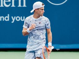 De fiesta. El “Peque” Schwartzman cumplió 29 años ayer y lo celebró con un triunfo. AFP