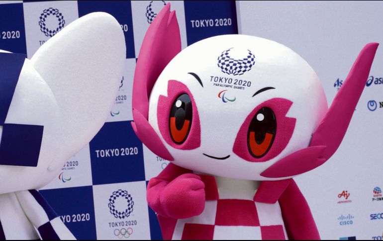 Sola. Someity, la mascota de los Juegos Paralímpicos de Tokio, no animará en las gradas de los eventos. AP