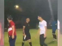 Hasta el momento, se desconoce la identidad del nazareno, así como el nombre de los equipos que según indican en redes sociales jugaban el encuentro en Copán, Honduras, en días pasados. TWITTER