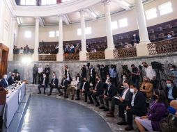 El gobernador de Jalisco espera que el Congreso apruebe pronto estas iniciativas. ESPECIAL / Gobierno de Jalisco