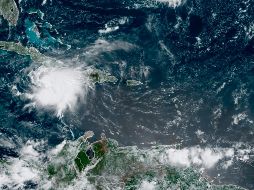Grace avanza por el Caribe hacia la península de Yucatán tras descargar lluvias sobre Haití y otros países. EFE/NOAA-NHC
