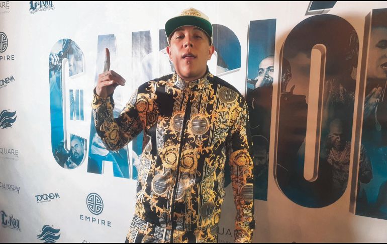 C-Kan. El músico y cantante posa durante la presentación a medios de su mediometraje musical llamado “Mi canción”. El Informador /E. Esparza