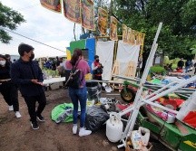 Los manifestantes tuvieron que levantar su campamento para salvaguardar su integridad. EL INFORMADOR / R. Bobadilla